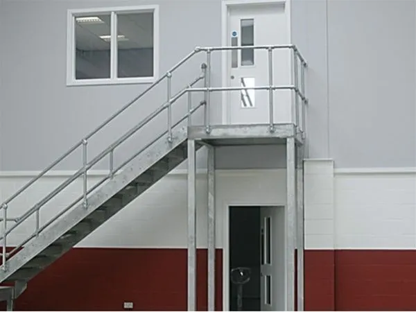 Metal Staircase to Warehouse Huddersfield