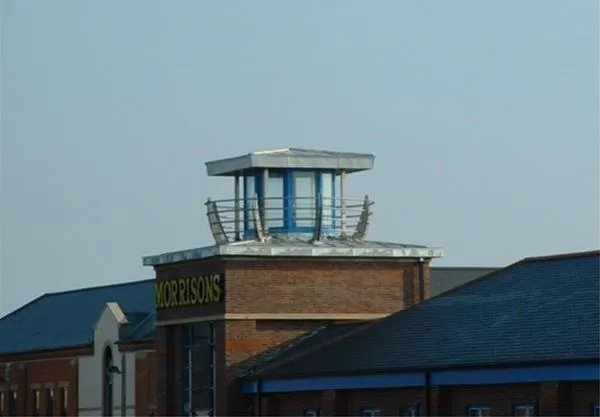 Fully Fabricated Metal and Glass Feature Turret