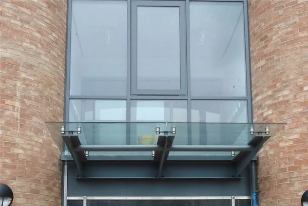 Suspended Glass Canopy Office Newcastle