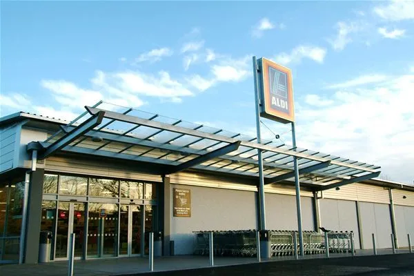 Suspended Glass Canopy Offices Willerby