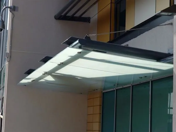 Satin Glass Suspended Canopies Offices Birmingham