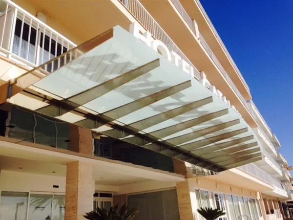 Suspended Canopy design example for hotels