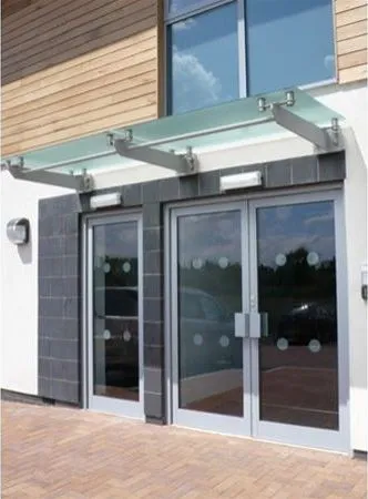 Suspended Glass Canopy Offices Leicester