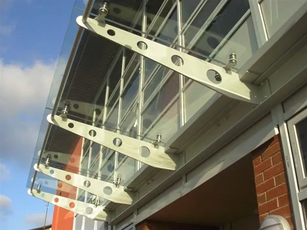 Suspended Glass Canopy College Chester