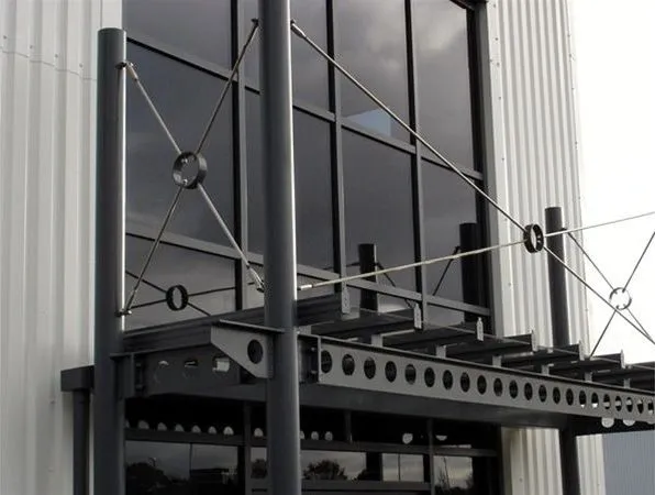 Supported Glass Canopy Offices Crewe