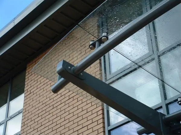 Supported Glass Canopy Offices Doncaster