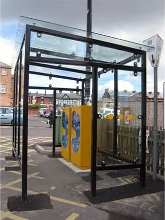 Glass Open Sided Pay & Display Kiosk Chesterfield