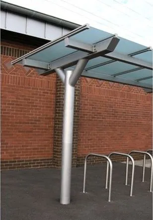 Supported Glass Cycle Store to Supermarket Cheltenham